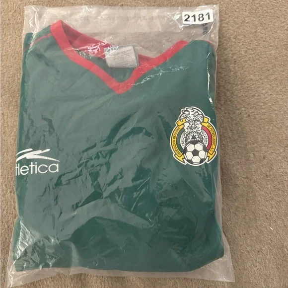 Atletica Mexico 2002 Home Football Shirt Soccer Jersey Size Medium Y2k Blokecore